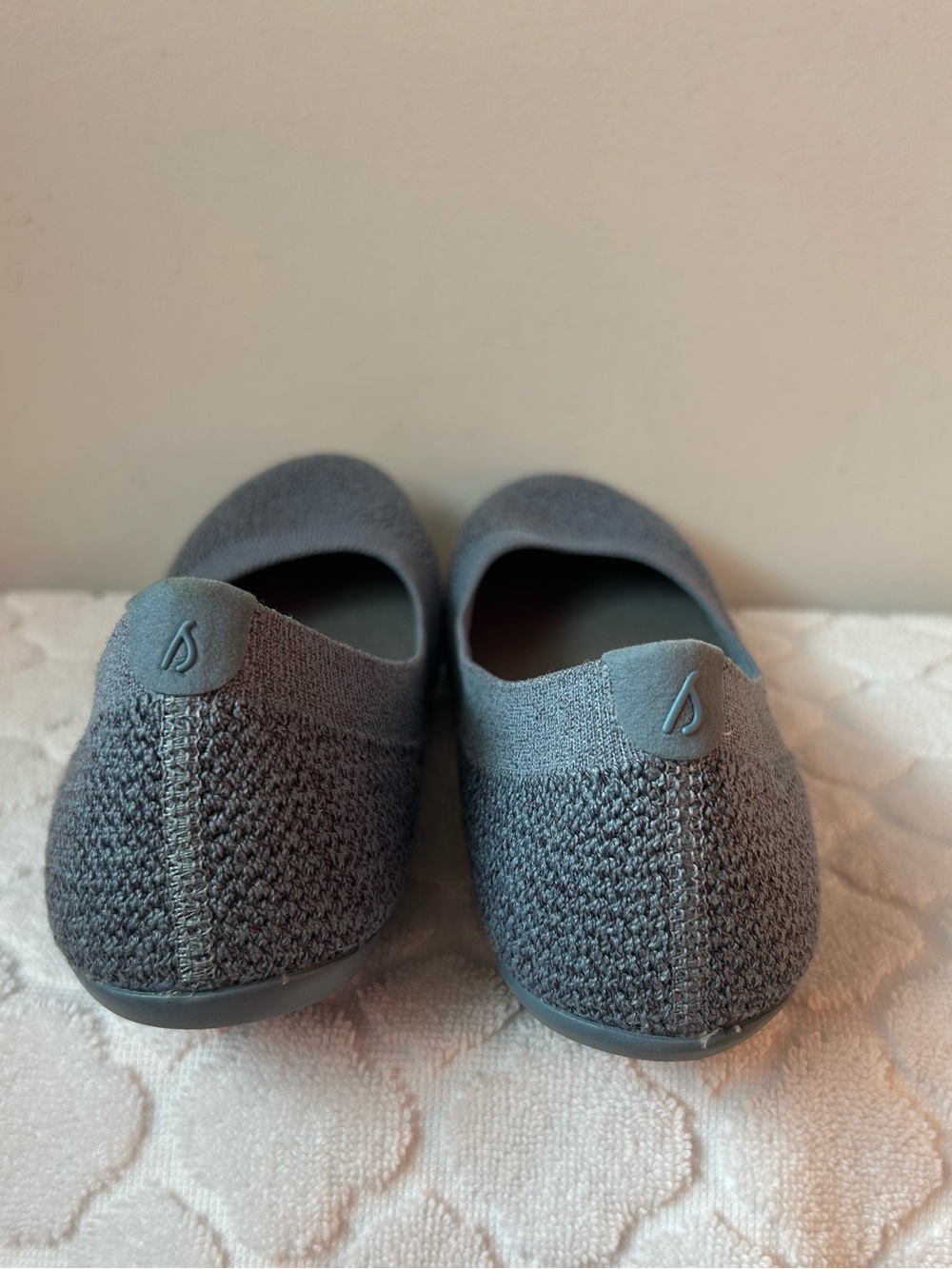 allbirds Women's Tree Breezer Grey-Blue Flats Size 9 eucalyptus knit Slip-on - Picture 5 of 10